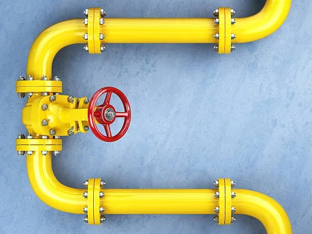 Tubería que ha recibido mantenimiento de instalaciones de gas con frecuencia por lo que se encuentra en buenas condiciones.
