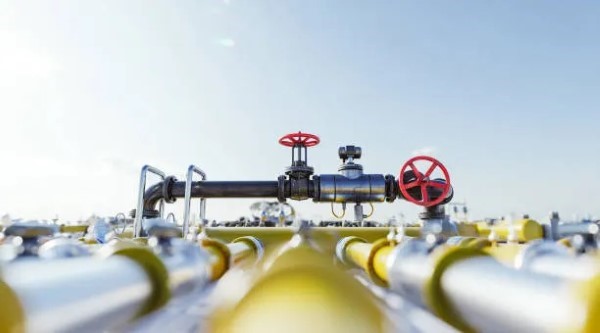 Fotografía de una tubería de gas para el sector industrial que se le realizó una prueba de hermeticidad precio en Monterrey